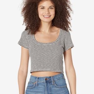 NWOT Madewell Westville Crop Tee